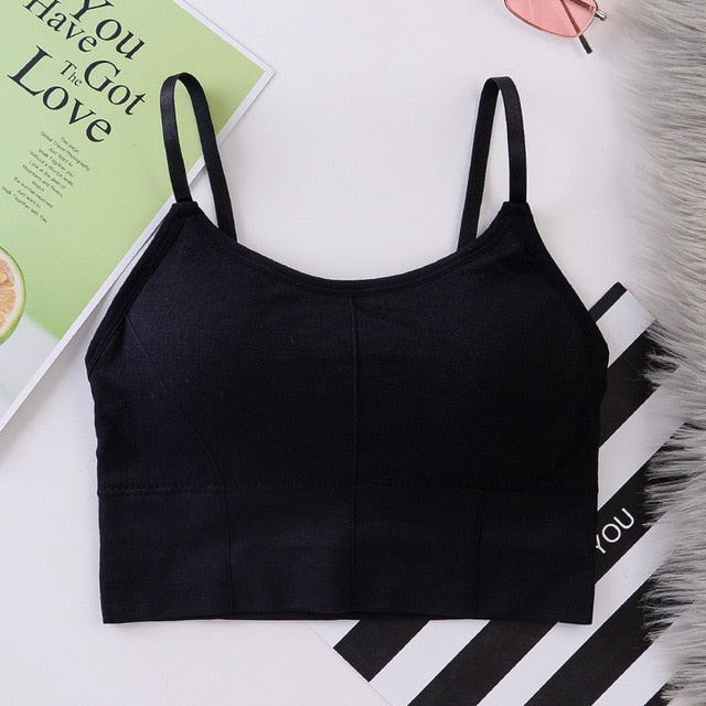 Breathable Sports Bra Shockproof Crop Top Anti-sweat Fitness Top Women  Seamless Yoga Bra Push up Sport Top Gym Workout Top