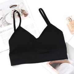 Yoga Tops Fitness Women Girls Sport Bra Cotton Women Fashion Bra Tops Breathable Yoga Running Sport Bra Sujetador Deportivo