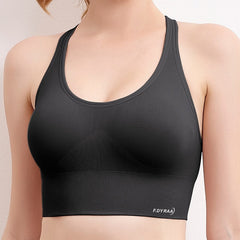 F.DYRAA Women Sports Bra Push Up Crop Top Female Fitness Gym Bra Hollow Breathable Top Sexy Running Yoga Bra Athletic Sportswear