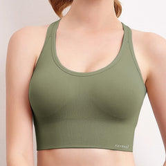 F.DYRAA Women Sports Bra Push Up Crop Top Female Fitness Gym Bra Hollow Breathable Top Sexy Running Yoga Bra Athletic Sportswear