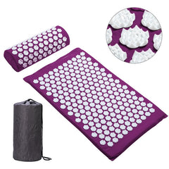 Yoga mat Lotus acupressure mat pillow acupuncture mats massage cusion carpet back pain relief Backache massager relaxtion body