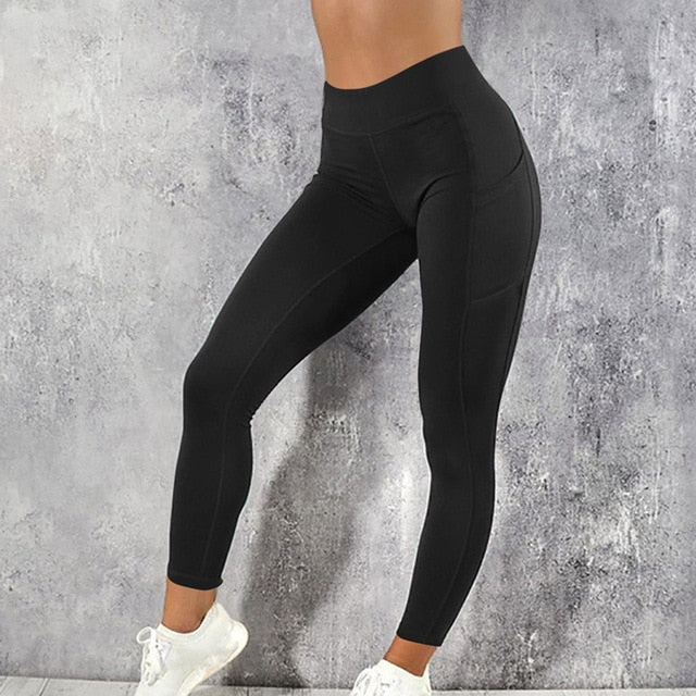 Women Anti-Cellulite Yoga Pants High Waist Gym Leggings Sport