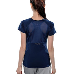 2020 New Blue Black Rose Sports Tops Gym Women Fitness T Shirt Woman Long Sleeve Yoga Top Mesh Womens Gym Tops Sport Wear Women