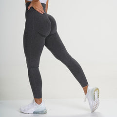 Women Sports Yoga Pants Hight Waist Push Up Smile Shape Hip Legging Running Fitness Gym Yoga Tight Trouser Stretch Pants