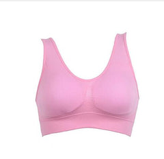 S-6XL Hollow Out Women Yoga Sport Bra Breathable Fitness Running Vest sleep Underwear Padded Crop Tops Underwear gym top bras