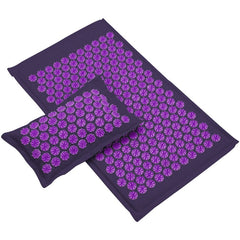 Nature Linen Coconut palm Massage Yoga mat sport pillow mat with bag Lotus Spike Acupressure Mat Cushion