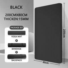 200 * 90CM Thicken Non-Slip Fitness Mat High Density  Exercise Yoga Mats For Gym Home Fitness Exercise Gymnastics